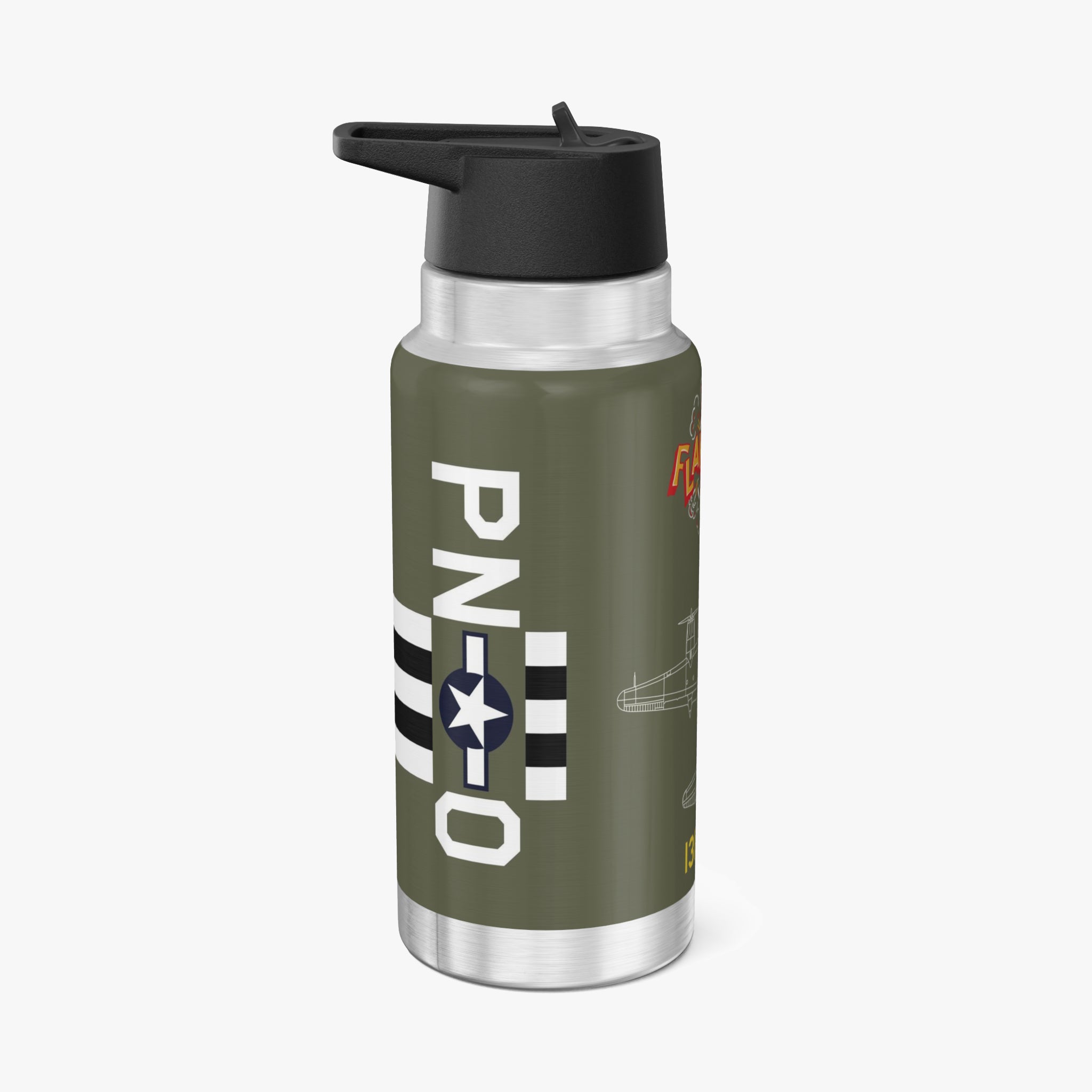 B-26 "Flak Bait" Tumbler, 32oz (950ml) - I Love a Hangar