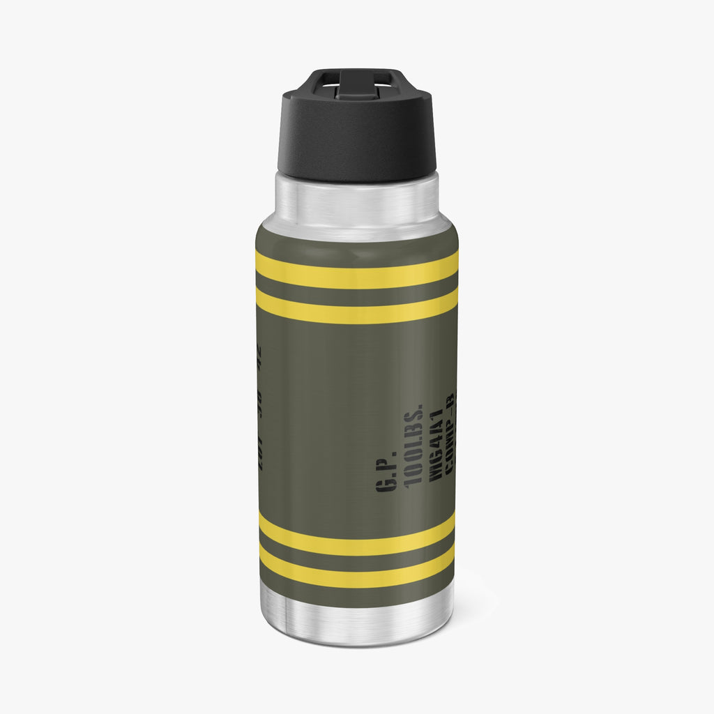 General Purpose WWII 100lbs Bomb Tumbler, 32oz (950ml) - I Love a Hangar