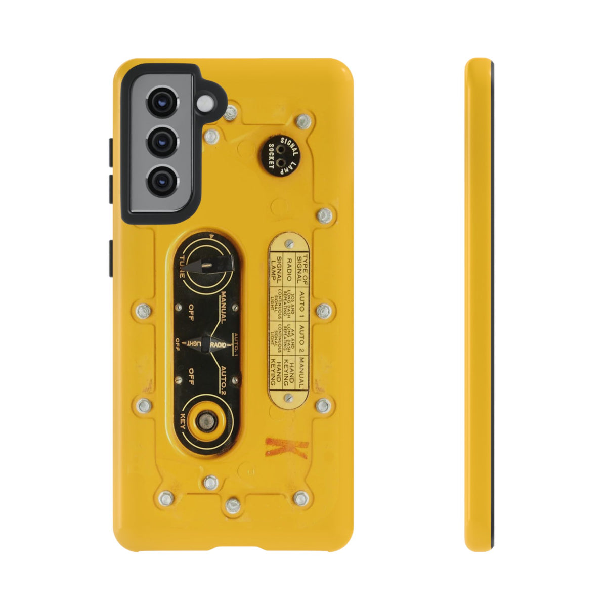 SCR-578 "Gibson Girl" Survival Radio Style Tough Phone Cases – Samsung Galaxy Compatible