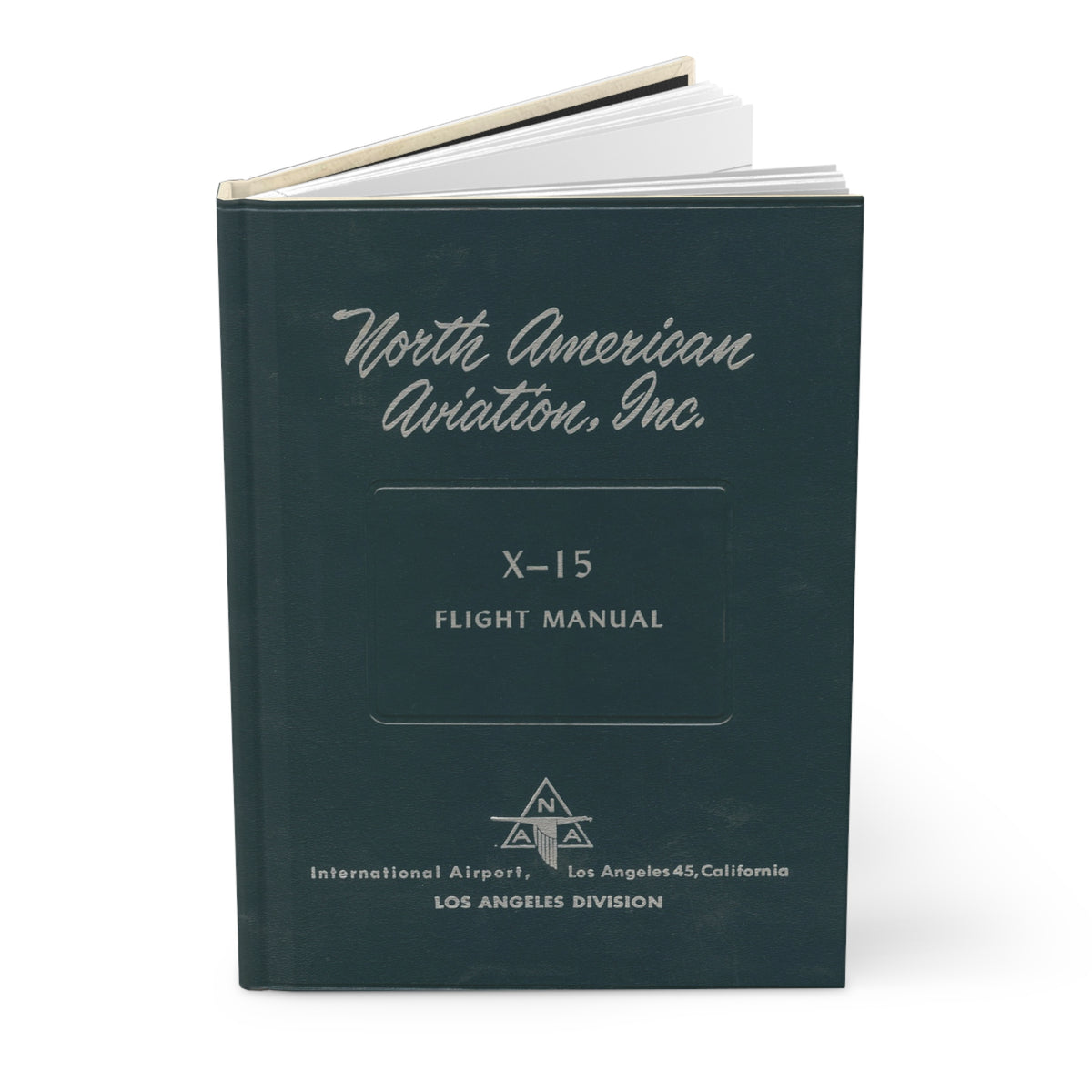 X-15 Inspired Hardcover Journal - I Love a Hangar