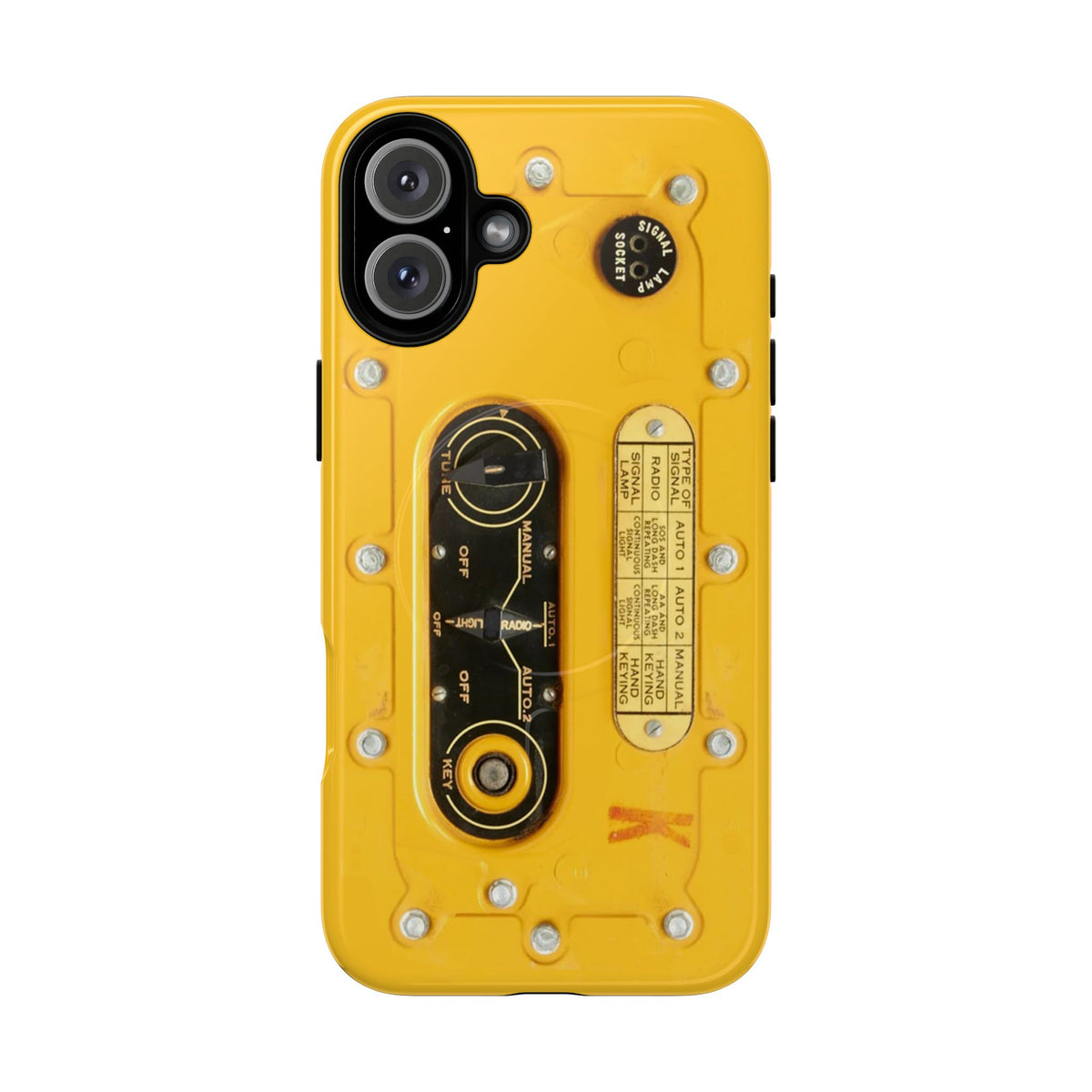 SCR-578 "Gibson Girl" Survival Radio Style Tough Magnetic Phone Cases – iPhone Compatible