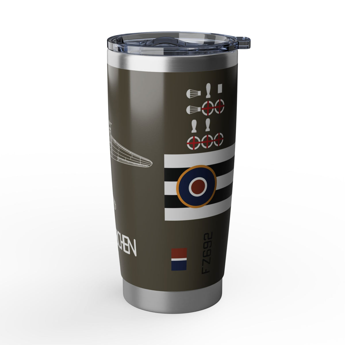 C-47 "Kwicherbichen" 20oz (590ml) Stainless Steel Tumbler