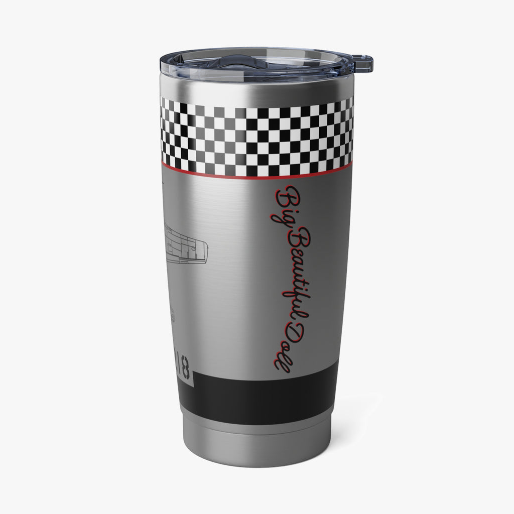 P-51 "Big Beautiful Doll" Inspired 20oz (590ml) Stainless Steel Tumbler - I Love a Hangar