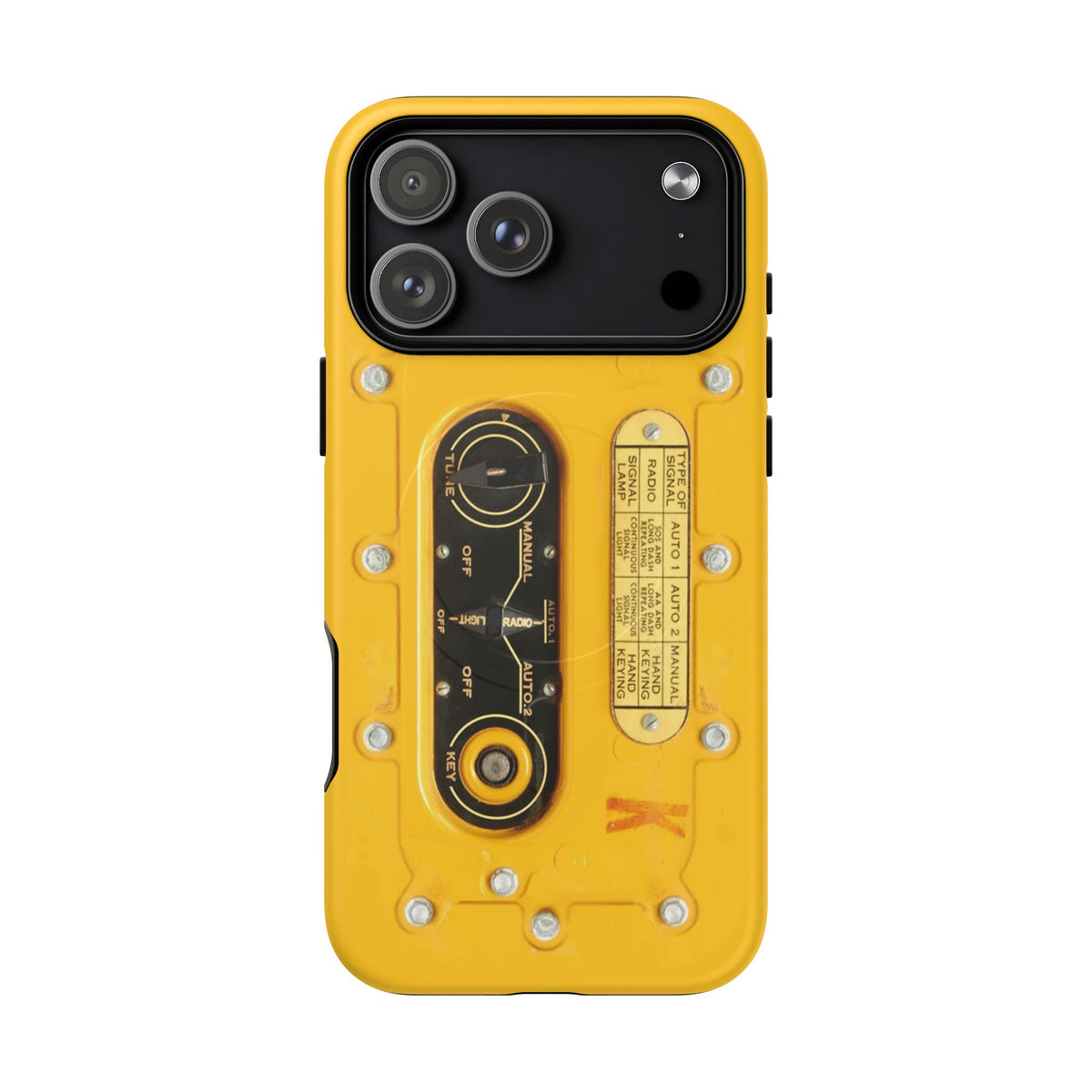 SCR-578 "Gibson Girl" Survival Radio Style Tough Magnetic Phone Cases – iPhone Compatible
