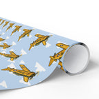 AT-6 Texan Wrapping Paper -  Sky Blue