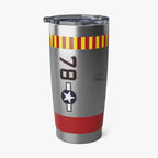 P-51 "Kitten" Inspired 20oz (590ml) Stainless Steel Tumbler - I Love a Hangar