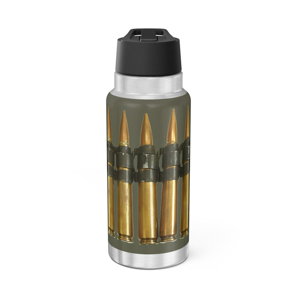 WWII .50 Cal Ammo Belt Tumbler, 32oz (950ml) - I Love a Hangar