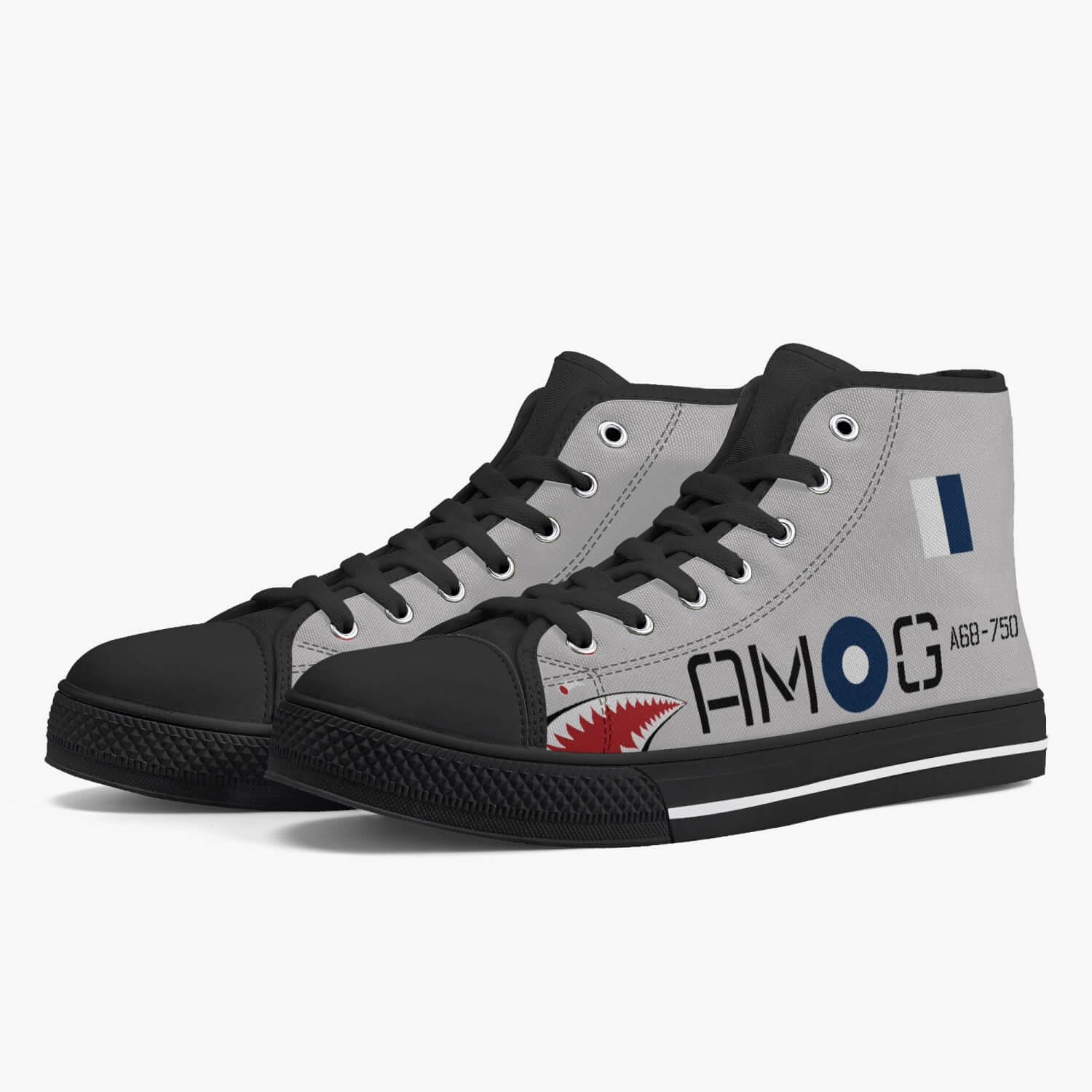 P-51 "AM-G" High Top Canvas Shoes - I Love a Hangar