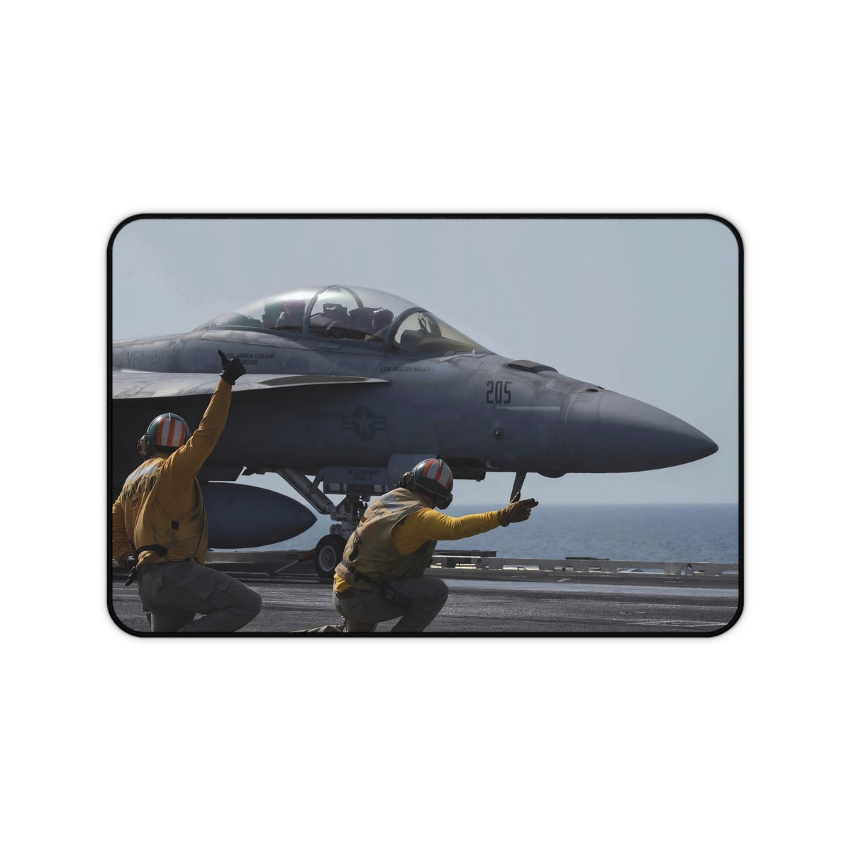 F/A-18 Super Hornet Launching Desk Mat - I Love a Hangar