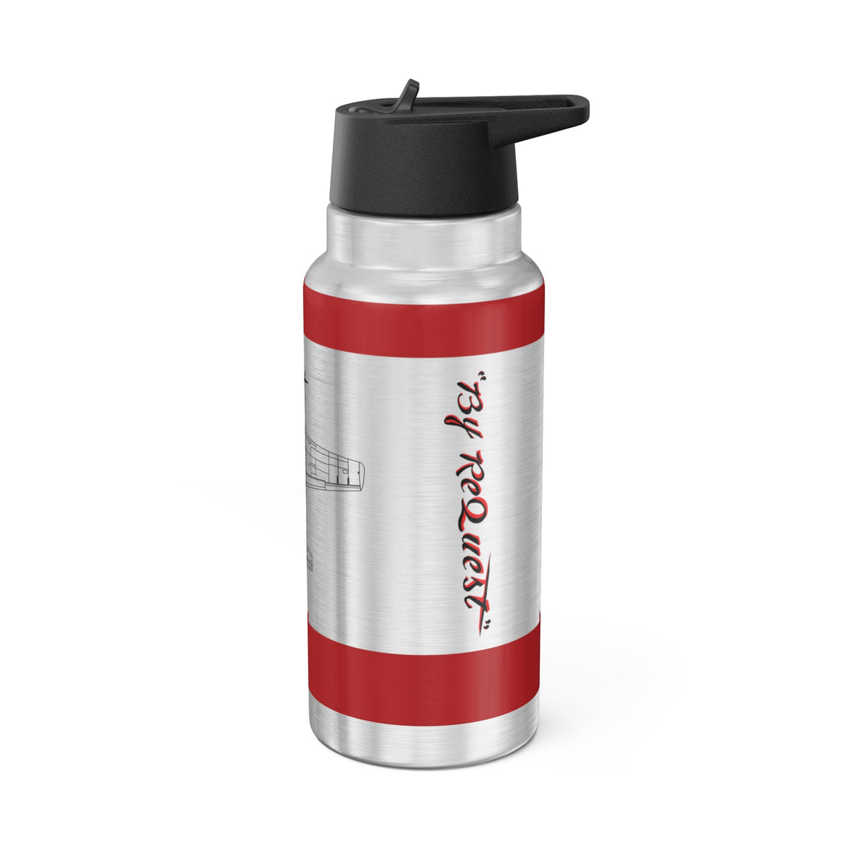 P-51 "By ReQuest" Inspired Tumbler, 32oz (950ml) - I Love a Hangar