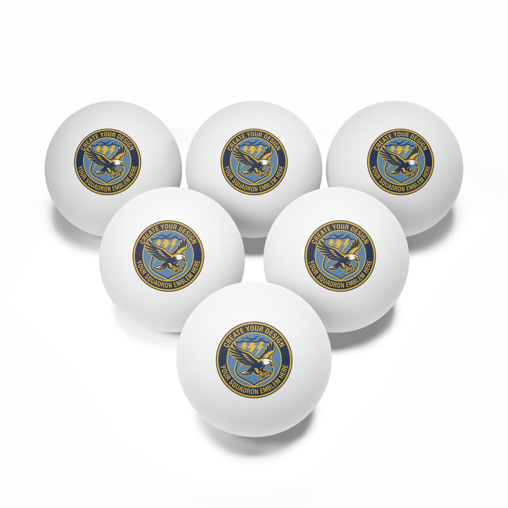 Custom Squadron Ping Pong Balls (6 pack)