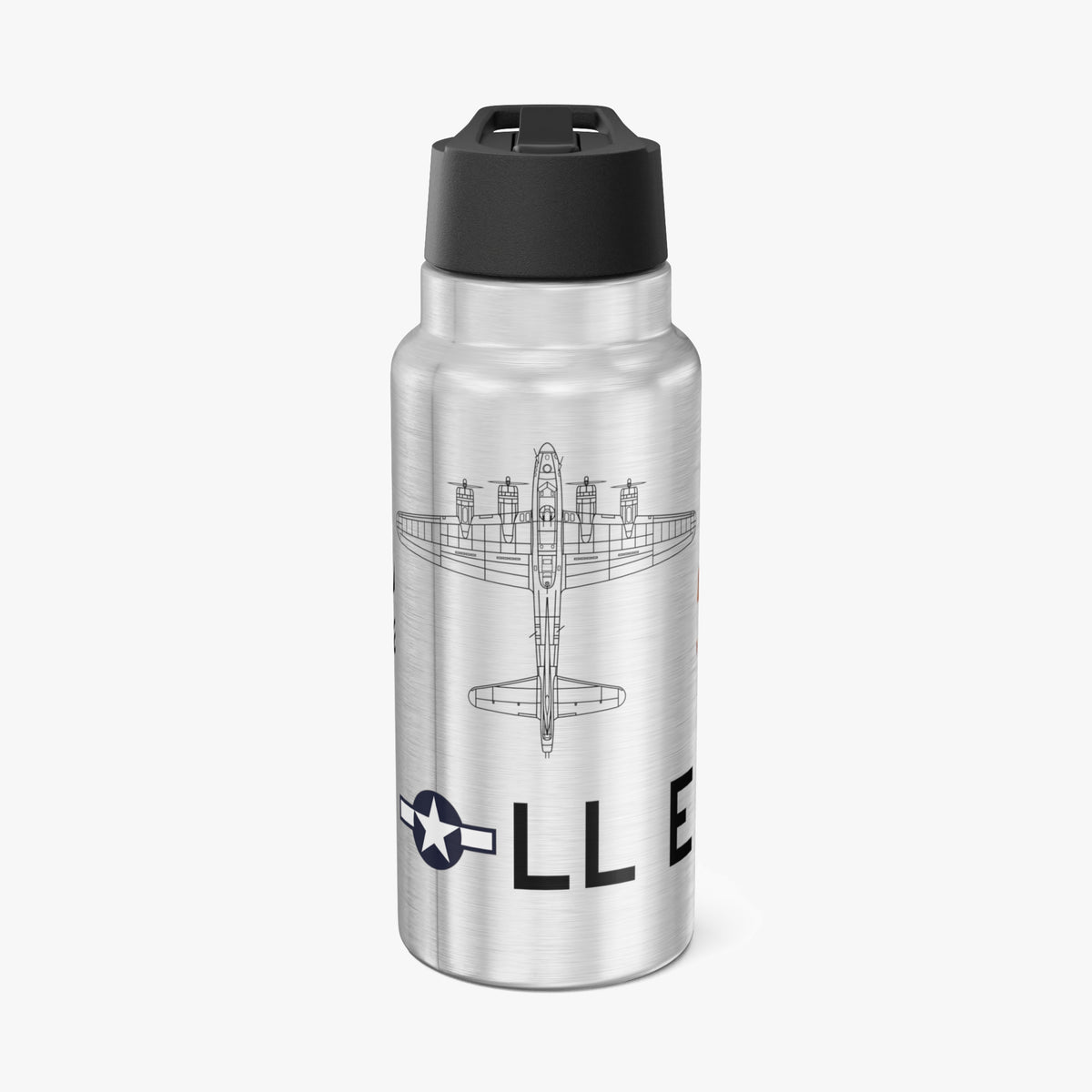 B-17 "Shoo Shoo Shoo Baby" Tumbler, 32oz (950ml) - I Love a Hangar