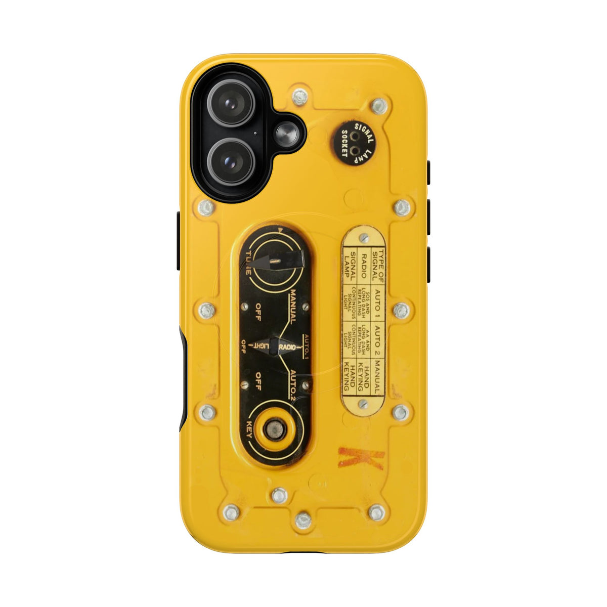 SCR-578 "Gibson Girl" Survival Radio Style Tough Magnetic Phone Cases – iPhone Compatible