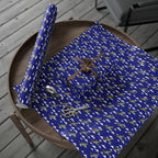P-51 Mustang (Bare Metal) Wrapping Paper - Blue - I Love a Hangar