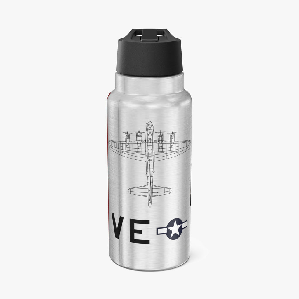 B-17 "Sleepy Time Gal" Tumbler, 32oz (950ml) - I Love a Hangar