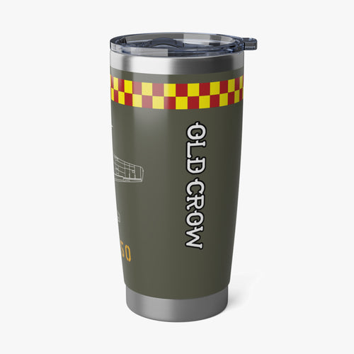 P-51 "Old Crow" (Olive Drab) Inspired 20oz (590ml) Stainless Steel Tumbler - I Love a Hangar