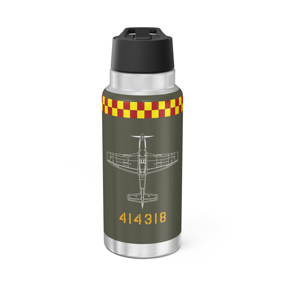 P-51 "Frenesi" Inspired Tumbler, 32oz (950ml) - I Love a Hangar