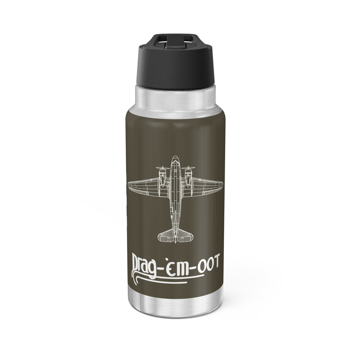 C-47 "Drag-'Em-Oot" Tumbler, 32oz (950ml) - I Love a Hangar