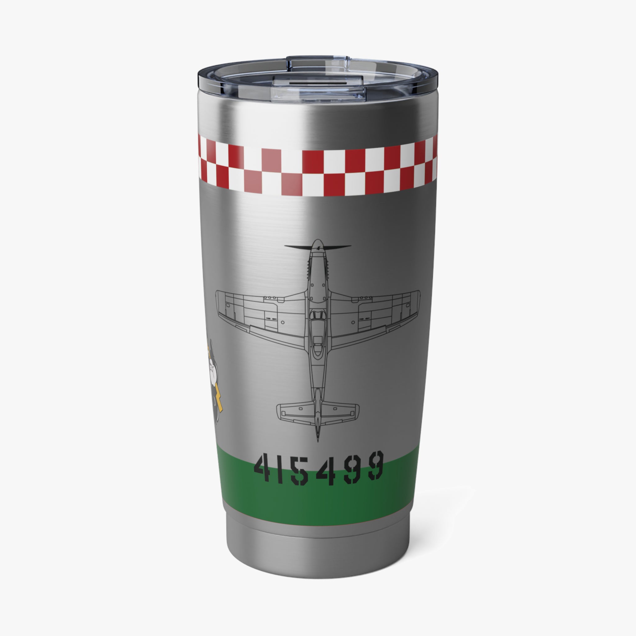 P-51 "Punkie II" Inspired 20oz (590ml) Stainless Steel Tumbler - I Love a Hangar