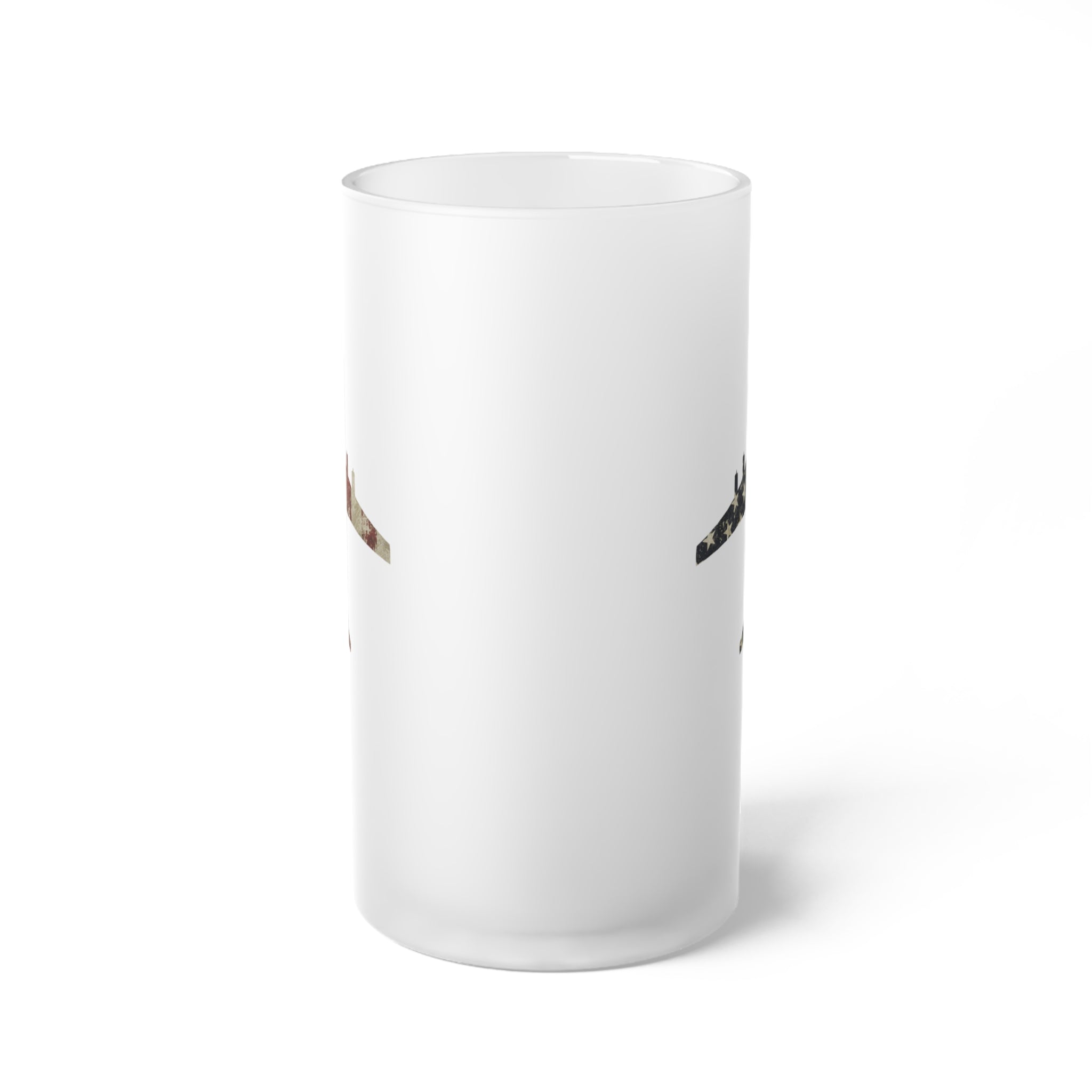 C-141 Starlifter Frosted Glass 16oz (473ml) Beer Mug - I Love a Hangar