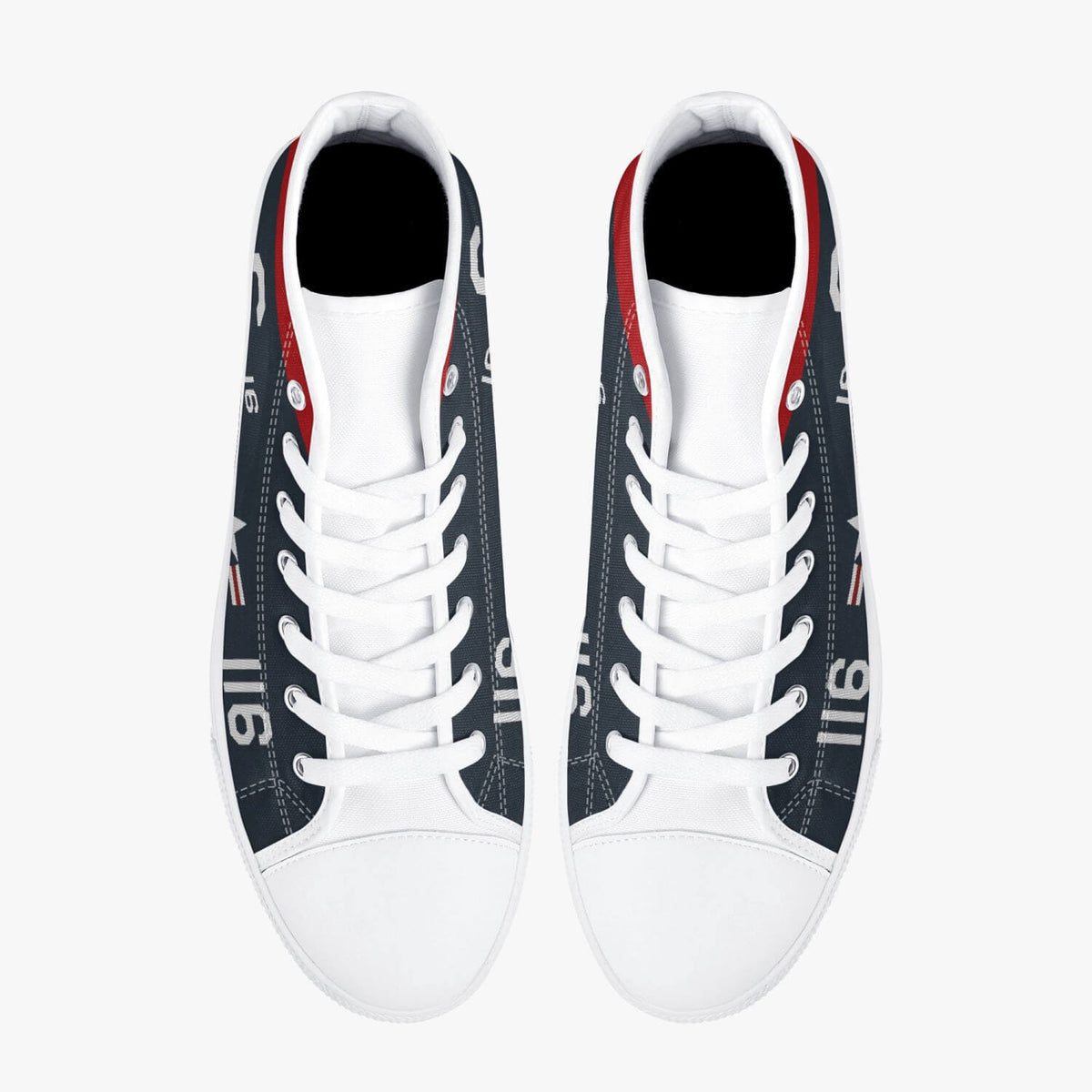 F9F Panther "S-116" of Neil Armstrong High Top Canvas Shoes - I Love a Hangar
