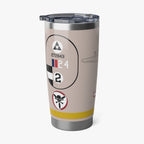 B-24 "Strawberry Bitch" 20oz (590ml) Stainless Steel Tumbler - I Love a Hangar