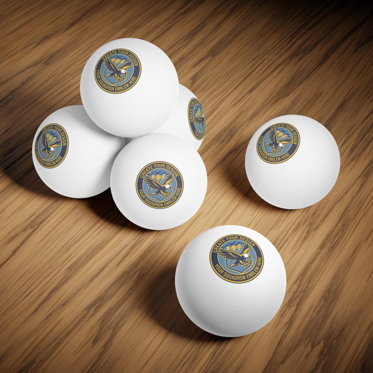 Custom Squadron Ping Pong Balls (6 pack)