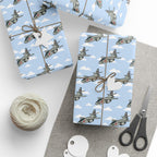 A-3 Skywarrior Wrapping Paper -  Sky Blue