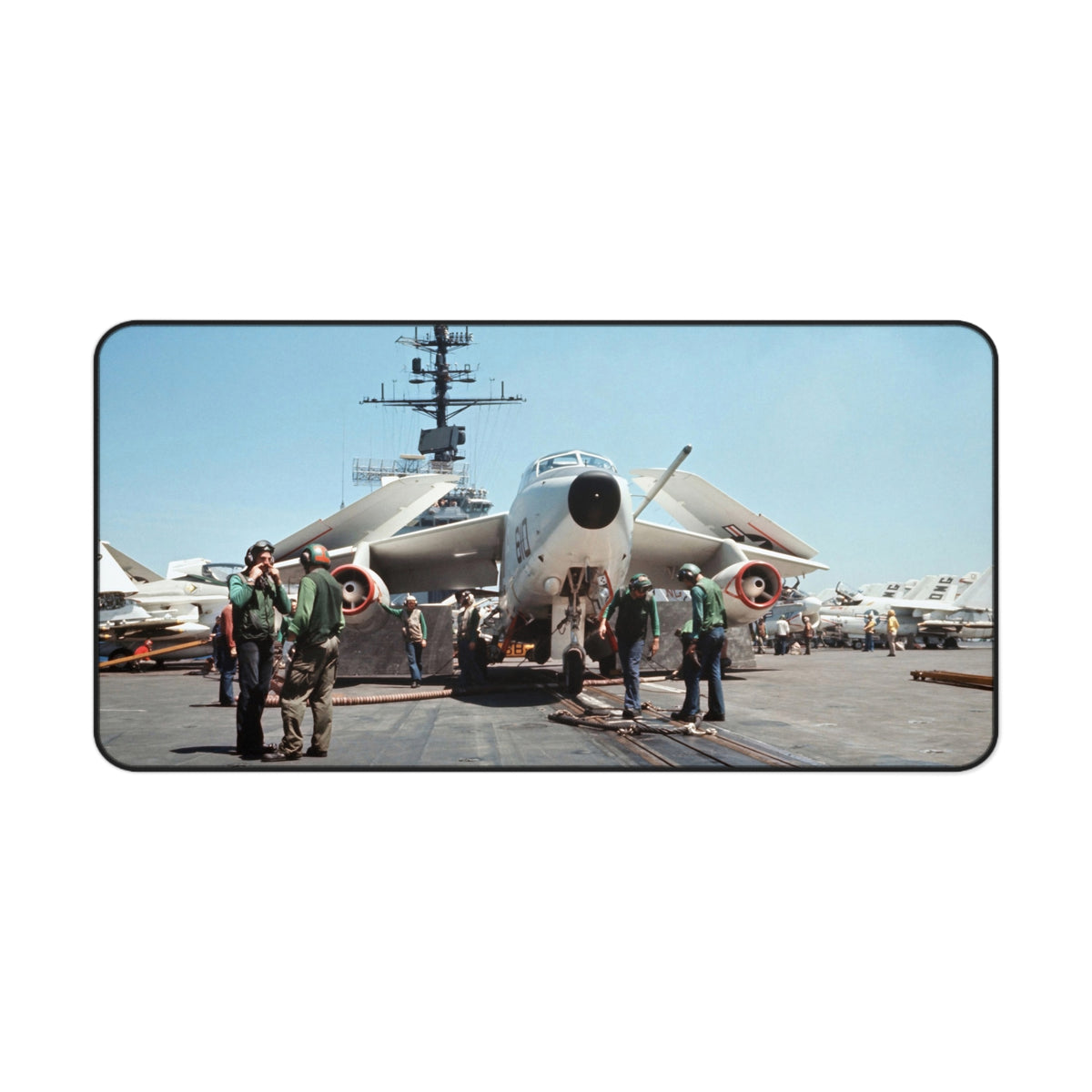 A-3 Skywarrior Desk Mat - I Love a Hangar