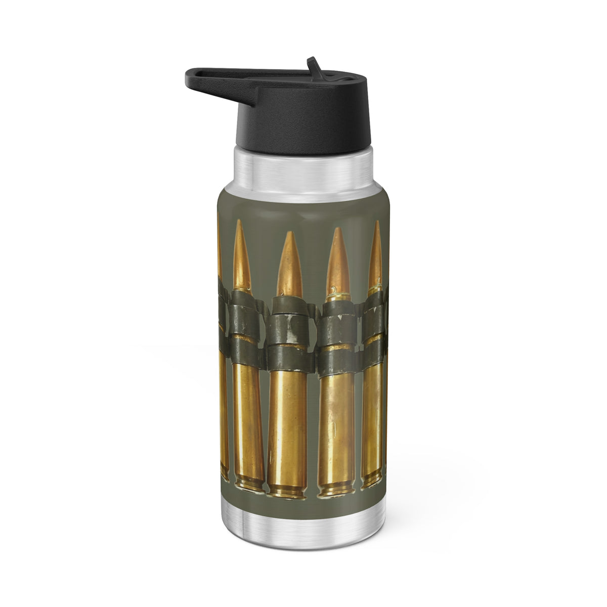 WWII .50 Cal Ammo Belt Tumbler, 32oz (950ml) - I Love a Hangar