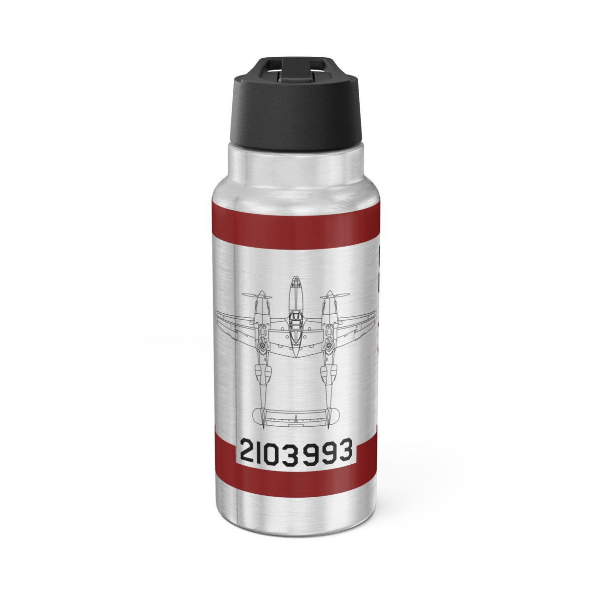 P-38 "Marge" Inspired Tumbler, 32oz (950ml) - I Love a Hangar