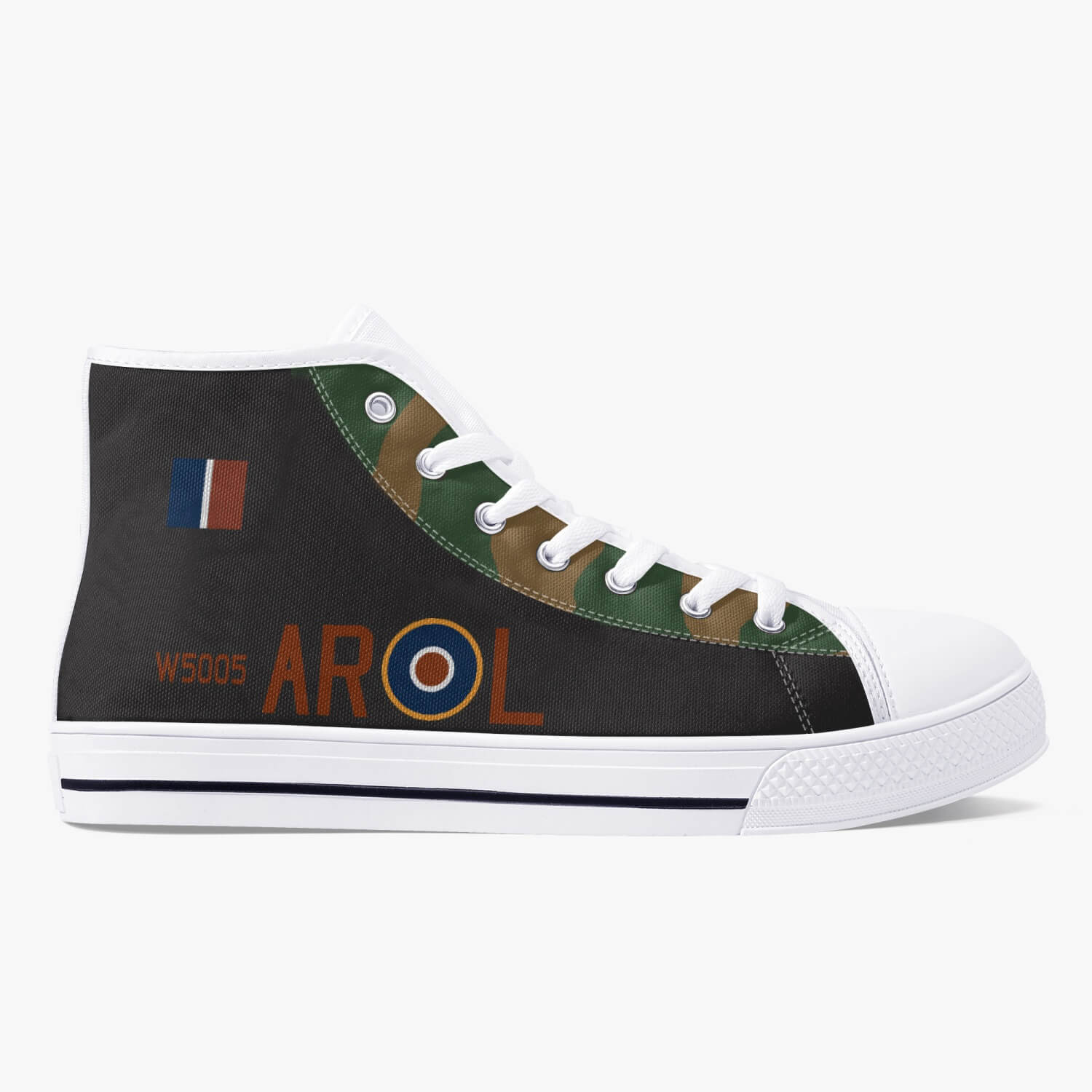 Lancaster "L for Leader" High Top Canvas Shoes - I Love a Hangar