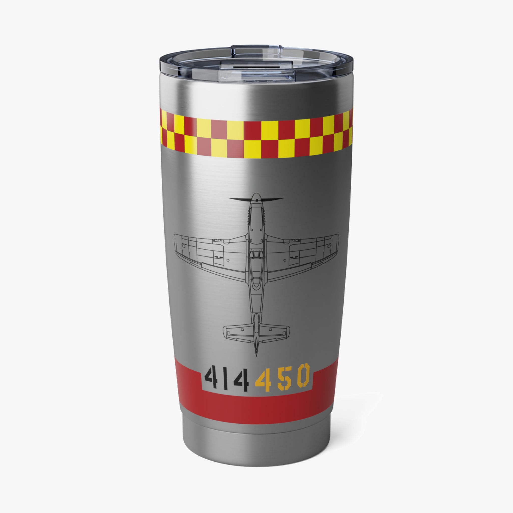 P-51 "Old Crow" Inspired 20oz (590ml) Stainless Steel Tumbler - I Love a Hangar