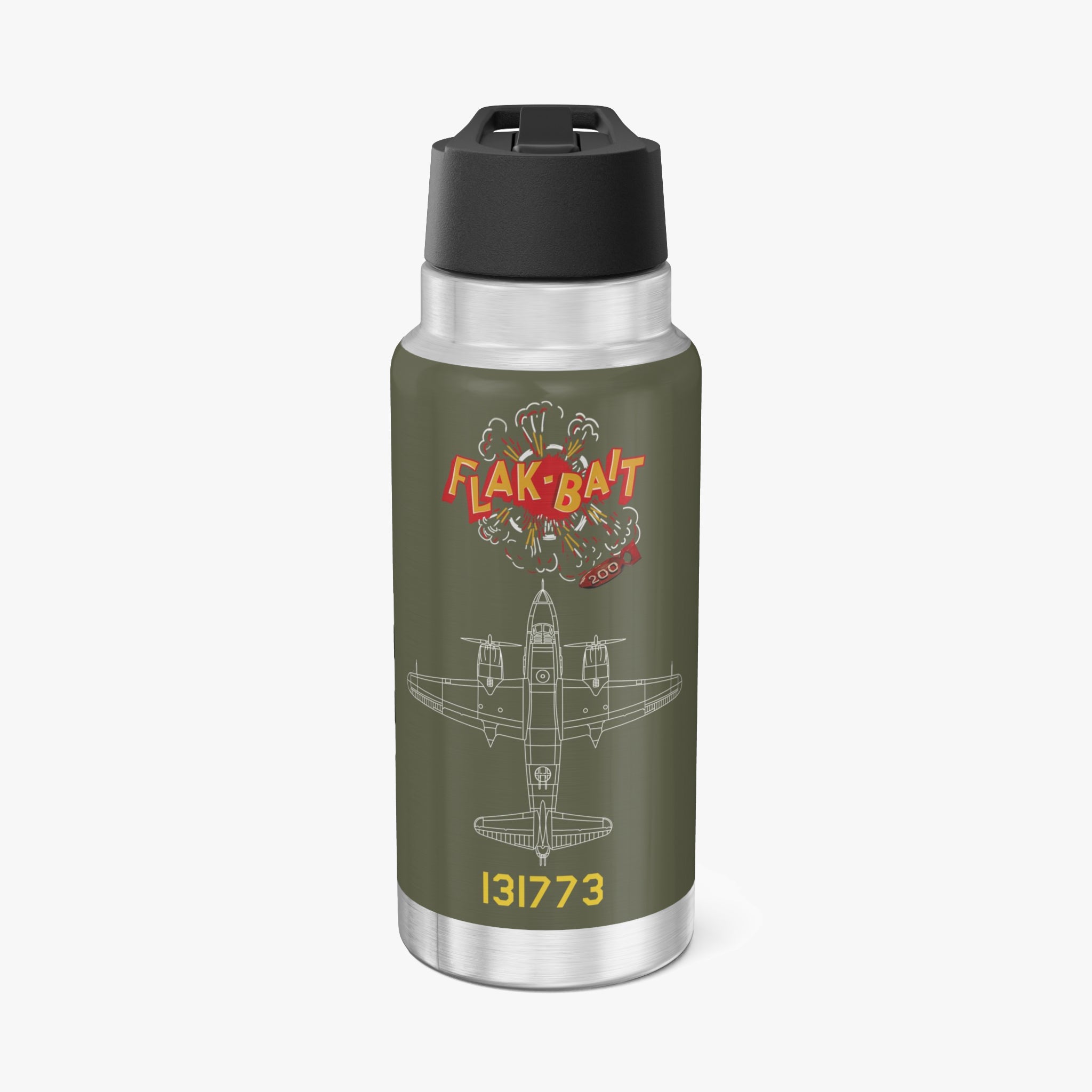 B-26 "Flak Bait" Tumbler, 32oz (950ml) - I Love a Hangar