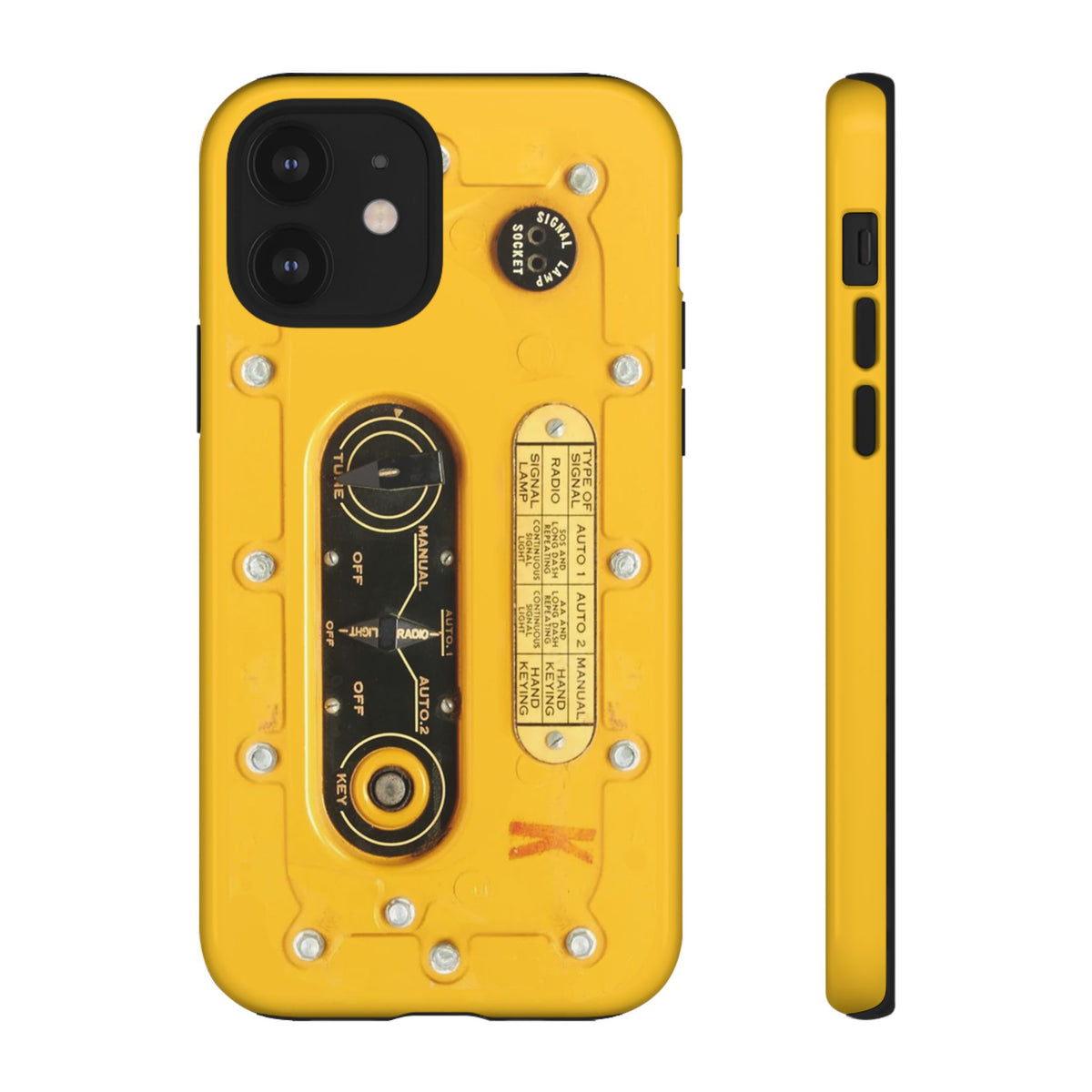 SCR-578 "Gibson Girl" Survival Radio Style Tough Phone Cases – iPhone Compatible