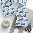 KC-135 Stratotanker Wrapping Paper -  Sky Blue