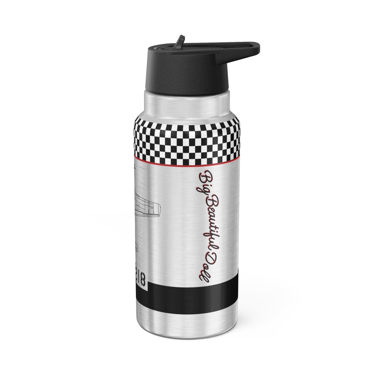 P-51 "Big Beautiful Doll" Inspired Tumbler, 32oz (950ml) - I Love a Hangar
