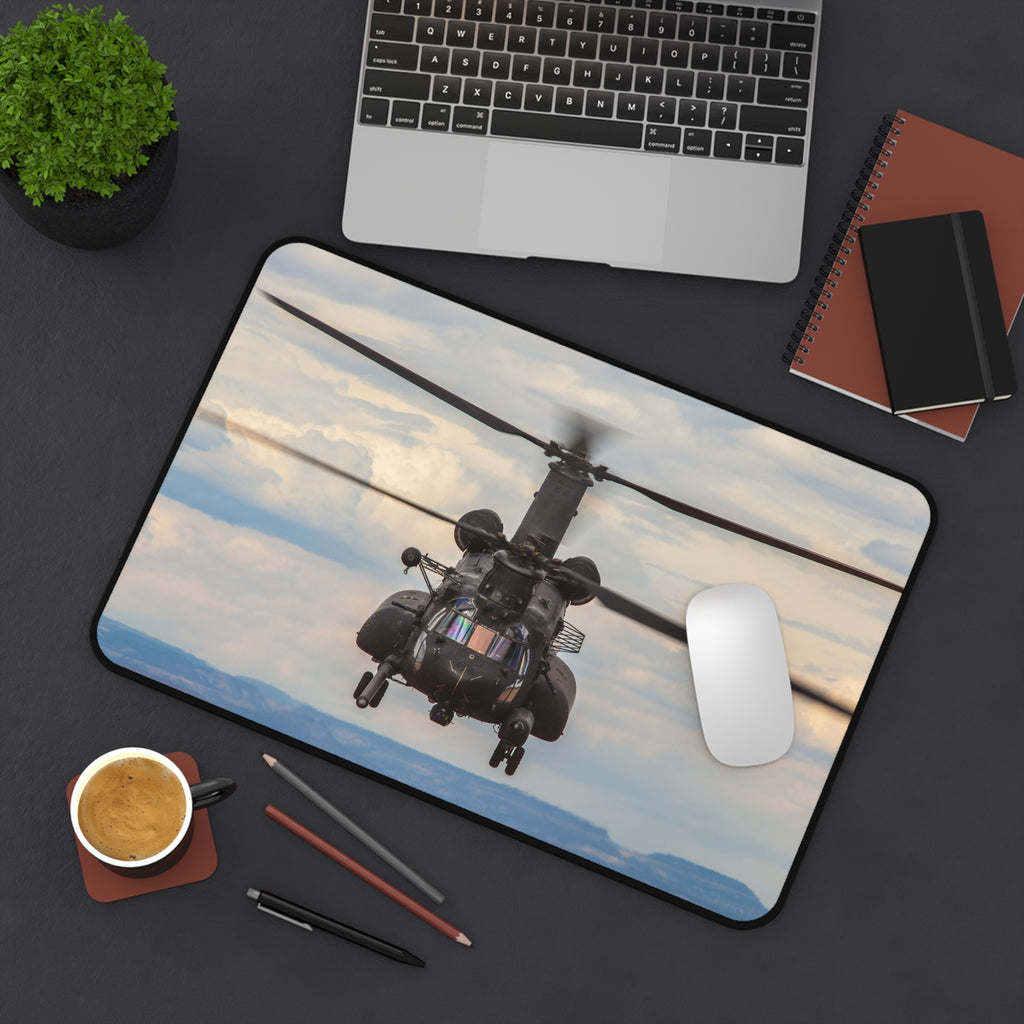 MH-47 Chinook Desk Mat - I Love a Hangar