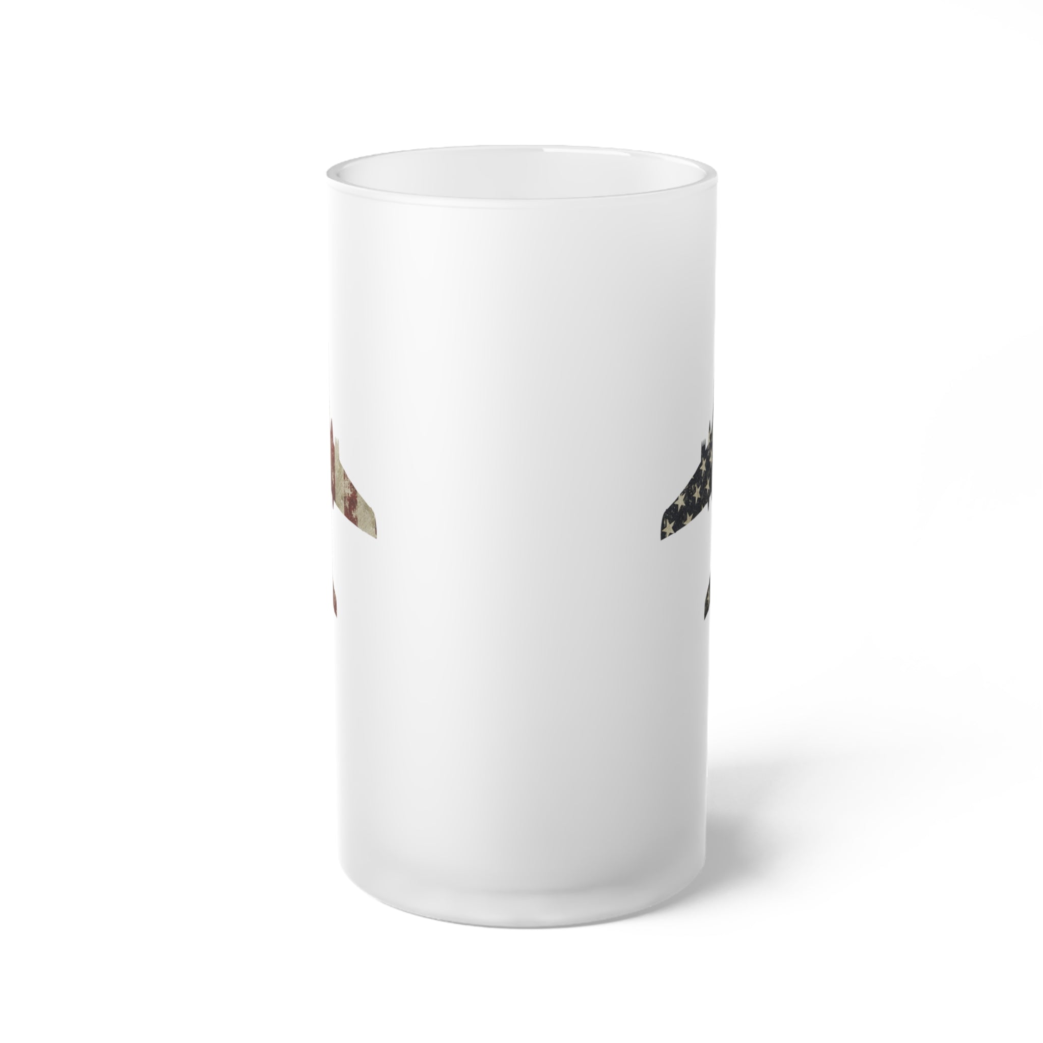 A-6 Intruder Frosted Glass 16oz (473ml) Beer Mug - I Love a Hangar