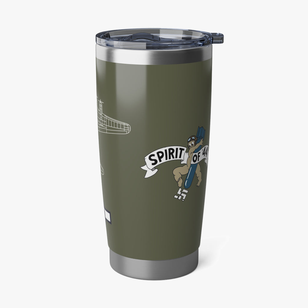 B-17 "Spirit of '44" Inspired 20oz (590ml) Stainless Steel Tumbler - I Love a Hangar