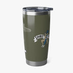 B-17 "Spirit of '44" Inspired 20oz (590ml) Stainless Steel Tumbler - I Love a Hangar
