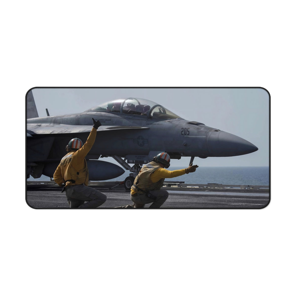 F/A-18 Super Hornet Launching Desk Mat - I Love a Hangar