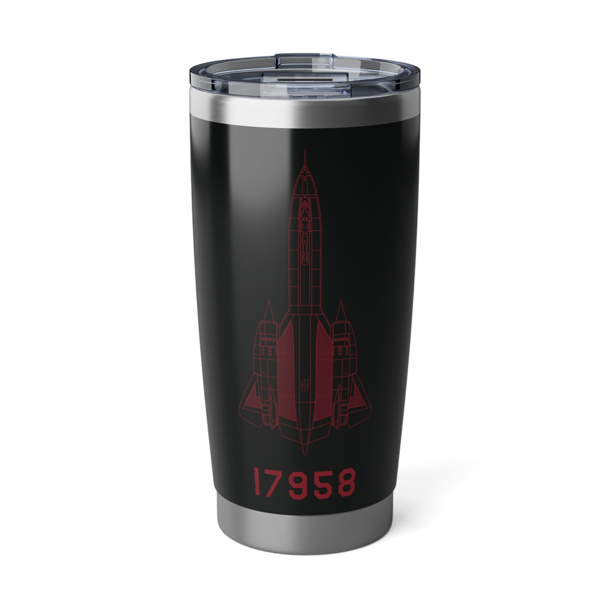 SR-71 "Blackbird" (61-7958) 20oz (590ml) Stainless Steel Tumbler