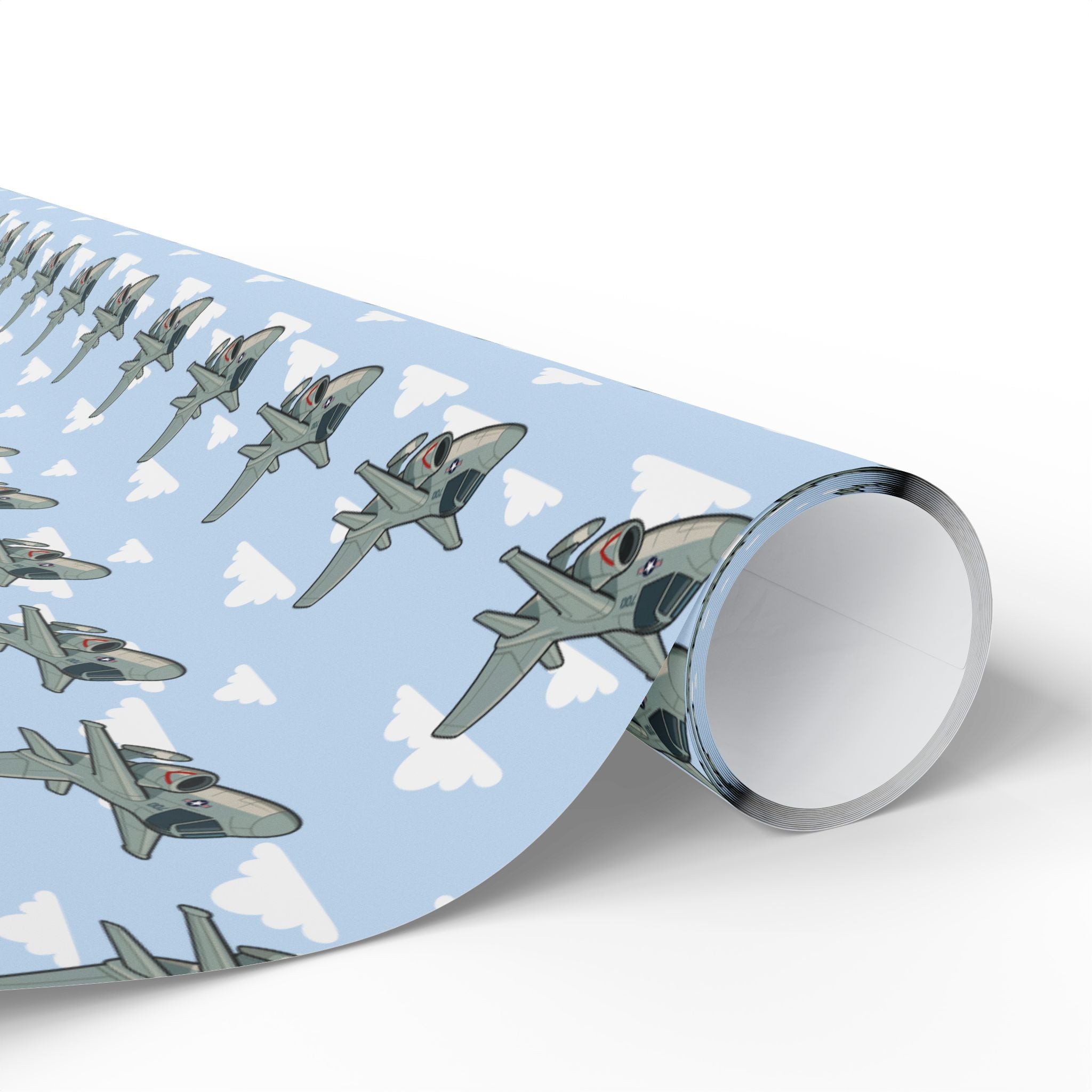 S-3 Viking Wrapping Paper -  Sky Blue