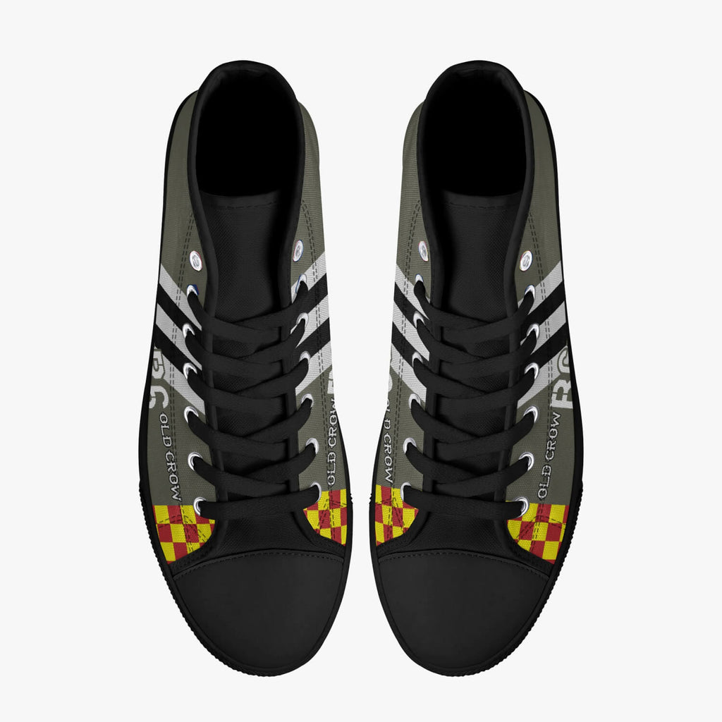 P-51 "Old Crow" High Top Canvas Shoes - I Love a Hangar