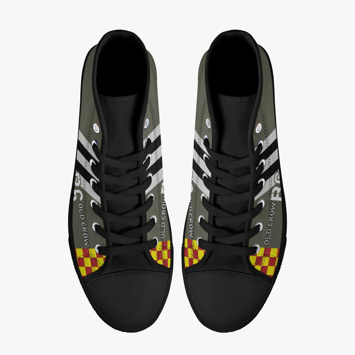 P-51 "Old Crow" High Top Canvas Shoes - I Love a Hangar