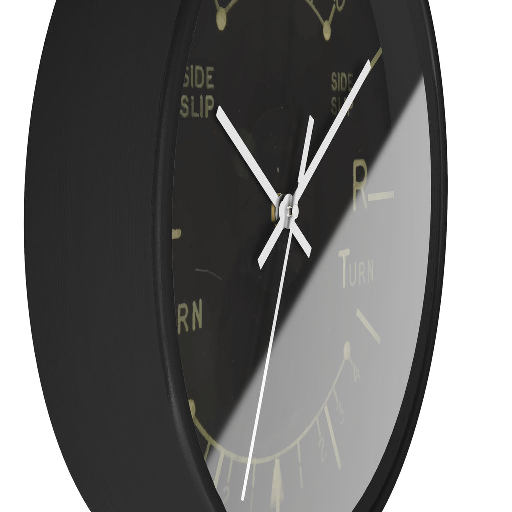 Turn and Slip Indicator Wall Clock - I Love a Hangar