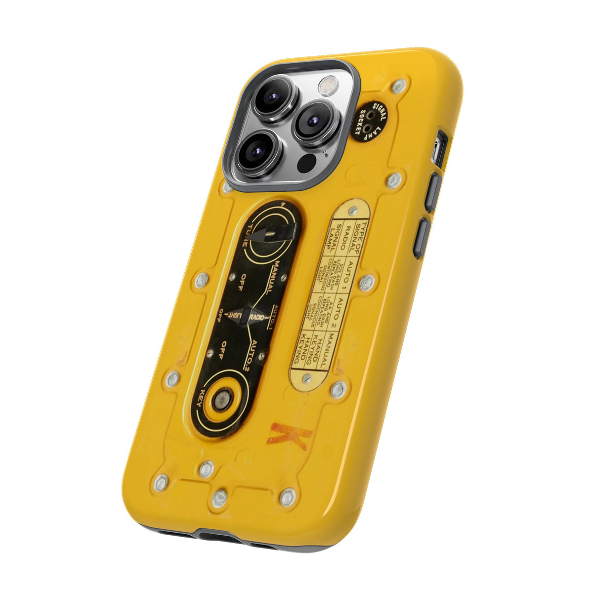 SCR-578 "Gibson Girl" Survival Radio Style Tough Phone Cases – iPhone Compatible