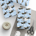 Halifax Wrapping Paper - Sky Blue