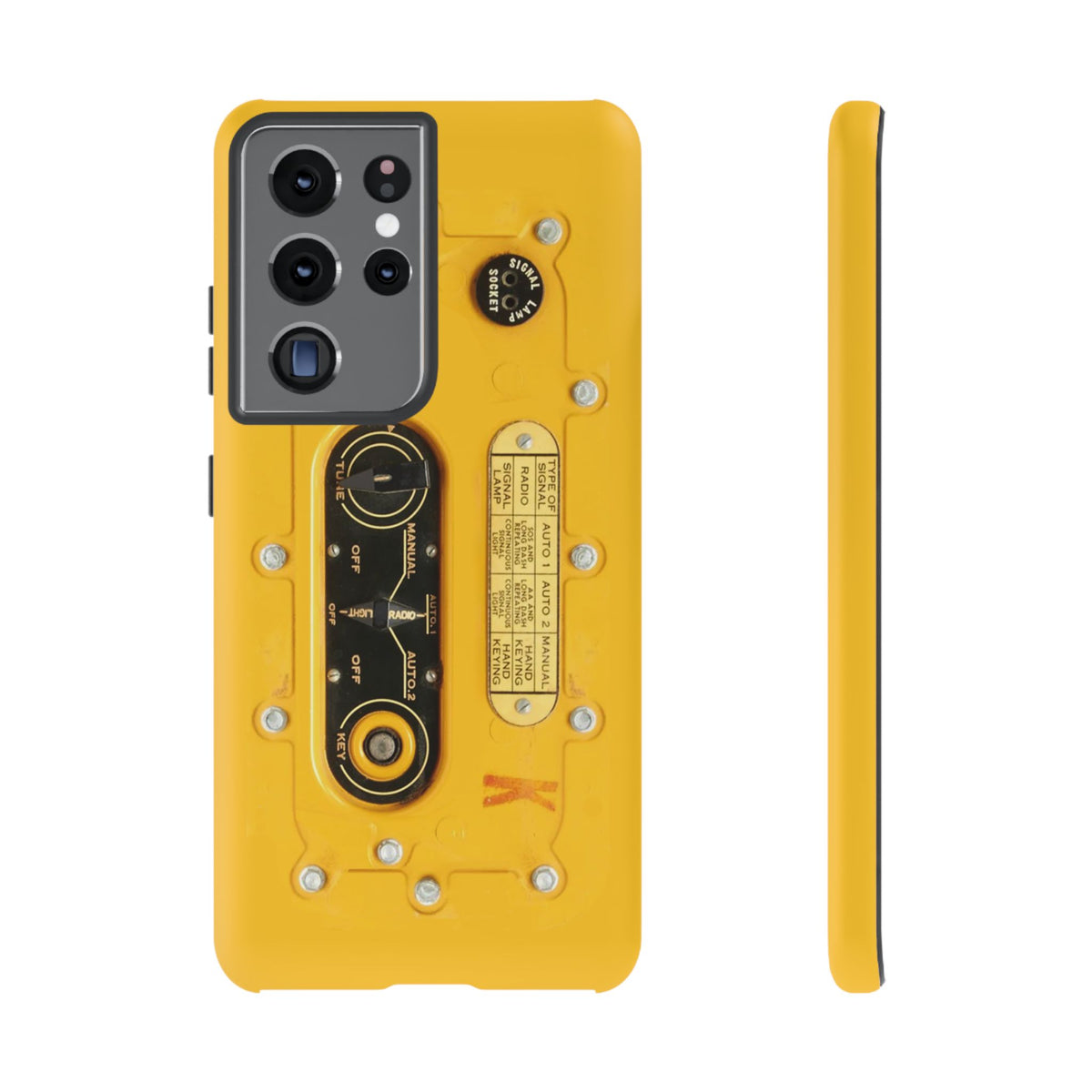 SCR-578 "Gibson Girl" Survival Radio Style Tough Phone Cases – Samsung Galaxy Compatible